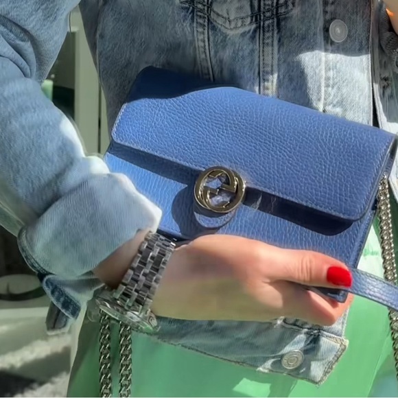 NWT Gucci wallet on chain - Picture 2 of 6